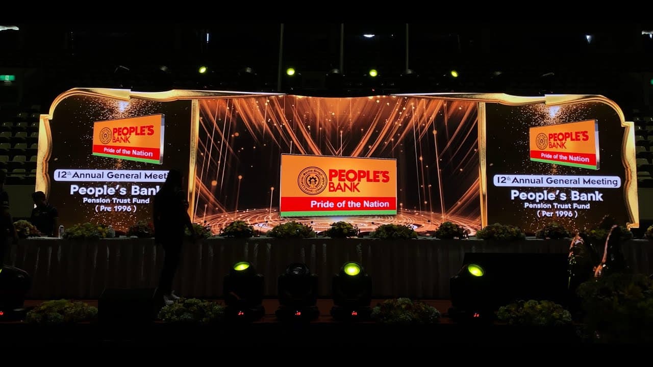 Indoor LED screen setup video - Click to watch our setup process at Hiru Event Sri Lanka